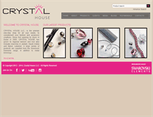 Tablet Screenshot of crystalhouseuae.com